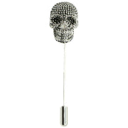 david-van-hagen-skull-burnished-stick-lapel-pin---silver-34515535