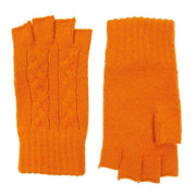 dents-fingerless-cable-knit-gloves---pumpkin-orange-34478181