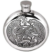english-pewter-company-6oz-round-celtic-flask---silver-34472361