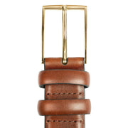 dents-gold-buckle-lined-leather-belt---brown-34490498