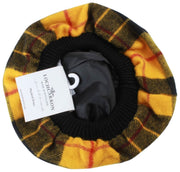 Locharron of Scotland Macleod Dress Modern Lambswool Tam - Yellow/Black