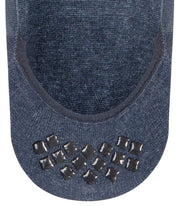 Falke Step Medium Cut No Show Socks - Navy Blue Mel