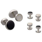 david-van-hagen-reversible-onyx-and-mother-of-pearl-cufflink-and-dress-stud-set---blackwhitesilver-34497253