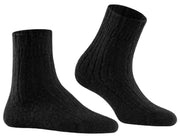 Falke Rib Bed Socks - Black