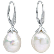 elements-gold-oversized-baroque-pearl-and-topaz-9ct-gold-earrings---silverwhite-35461122