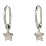 ti2-titanium-star-charm-hoop-earrings---natural-polished-silver-34502058