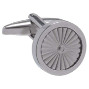 david-van-hagen-sunburst-round-cufflinks---silver-34497119