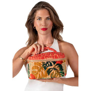 powder-exotic-leaves-quilted-vanity-case---redgreenbeige-35503509