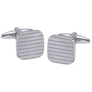 david-van-hagen-square-edged-cufflinks---silver-34497124