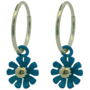 ti2-titanium-ten-petal-flower-charm-hoop-earrings---dark-blue-34437811