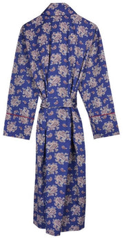 Bown of London Gatsby Paisley Print Cotton Robe - Blue