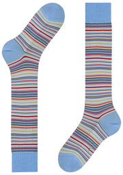 Falke Microblock Knee High Socks - Cornflower Blue