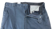 BRUHL Montana Micro Structure Chinos - Blue