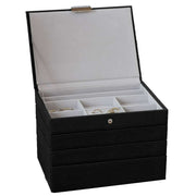 stackers-classic-set-of-4-jewellery-box---black-raffia-34944364