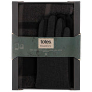 totes-toasties-wool-blend-check-scarf-and-thermal-lined-gloves-gift-set---black-34518319