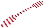 Knightsbridge Neckwear Striped Silk Cravat - Red/Cream