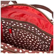 Roka Gatwick Small Recycled Canvas Duffle Bag - Brown Dot