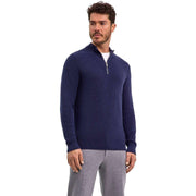 falke-half-cardigan-half-zip-sweater---plum-navy-35072781