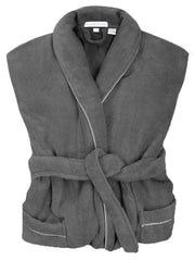 Bown of London Europa Towelling Dressing Gown - Grey