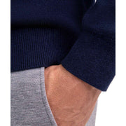 falke-pure-cashmere-v-neck-sweater---space-blue-35072844