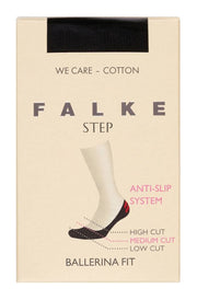 Falke Step Medium Cut No Show Boxed Socks - Black