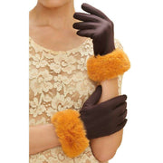 powder-bettina-gloves---chocolate-brownmustard-yellow-34427600