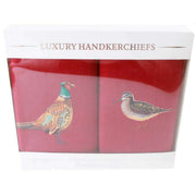 david-van-hagen-game-birds-2-pack-handkerchief---burgundy-34435973