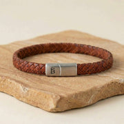 steel-barnett-riley-sleek-braided-leather-bracelet---caramel-brown-35896370