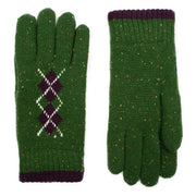 dents-argyle-marl-yarn-knitted-gloves---emerald-greenamethyst-purple-34478118