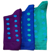 bassin-and-brown-bamboo-spotted-three-pack-socks---purplegreenblue-35060066