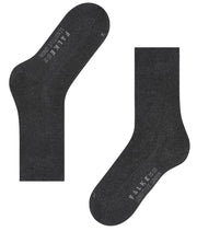 Falke Sensitive London Socks - Anthracite Mel Grey