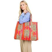 elie-beaumont-serendipity-cotton-quilted-tote-bag---tibetan-tiger-pinkorange-34429963