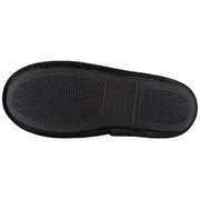 isotoner-real-suede-mule-slippers---black-34523276