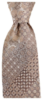 Knightsbridge Neckwear Multi Pattern Floral Tie - Beige