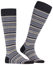 Falke Microblock Knee High Socks - Black Mix