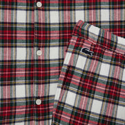 lacoste-plaid-poplin-pyjama-set---ladybird-redwhitegreen-34497333