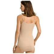 hanro-cotton-seamless-v-neck-spaghetti-top---beige-35927978