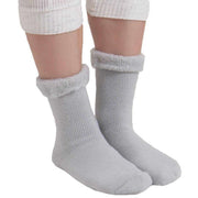 totes-toasties-2-pack-brushed-thermal-bed-socks---greyoat-beige-34475869