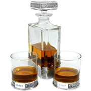 english-pewter-company-650ml-manhattan-rectangular-decanter---clearsilver-34465852