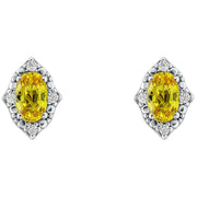 elements-gold-oval-sapphire-and-diamond-9ct-gold-earrings---goldyellow-35461046