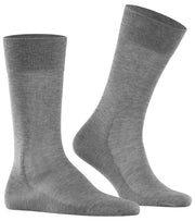 Falke Sensitive Malaga Socks - Steel Mel Silver