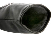 Dents Ednaston Touchscreen Leather Gloves - Black/Grey
