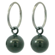 ti2-titanium-bead-charm-hoop-earrings---black-34437792