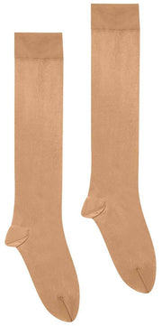 Wolford Pure Energy Vitalizer 30 Denier Knee High Tights - Gobi Beige