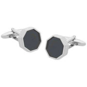 david-van-hagen-onyx-octagonal-cufflinks---blacksilver-34497225