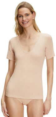 Falke Daily Climate Control T-Shirt - Camel Beige