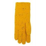 dents-cable-knit-marl-yarn-gloves---ochre-yellow-34478233