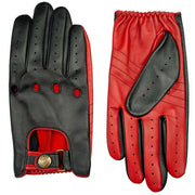 dents-aintree-two-colour-leather-driving-gloves---blackberry-red-34490355