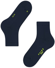 Falke Run Rib Short Socks - Marine Blue