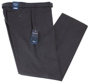 BRUHL Robert Classic Wool Mix Smart Trousers - Anthracite Grey